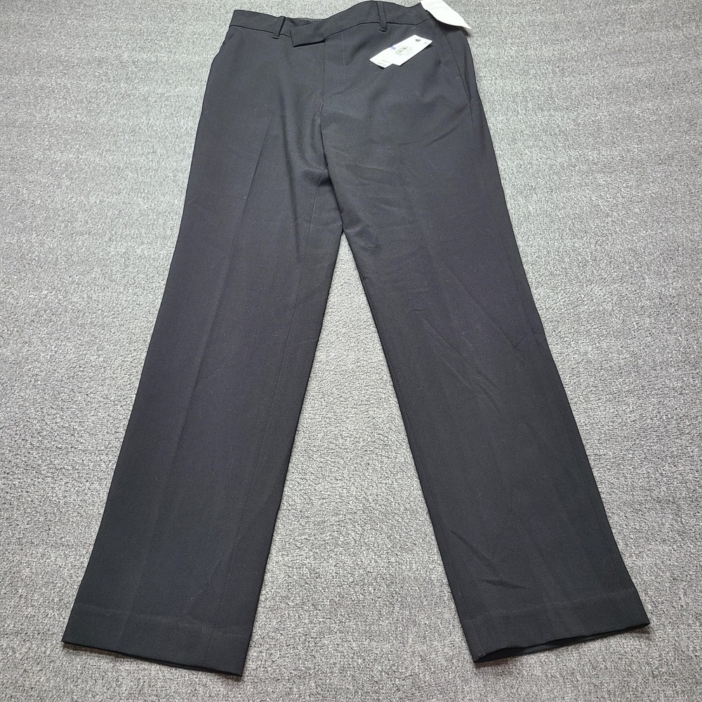 Calvin Klein Pants Womens 18 Black Slim Fit Straight Leg Dress Stretch Career